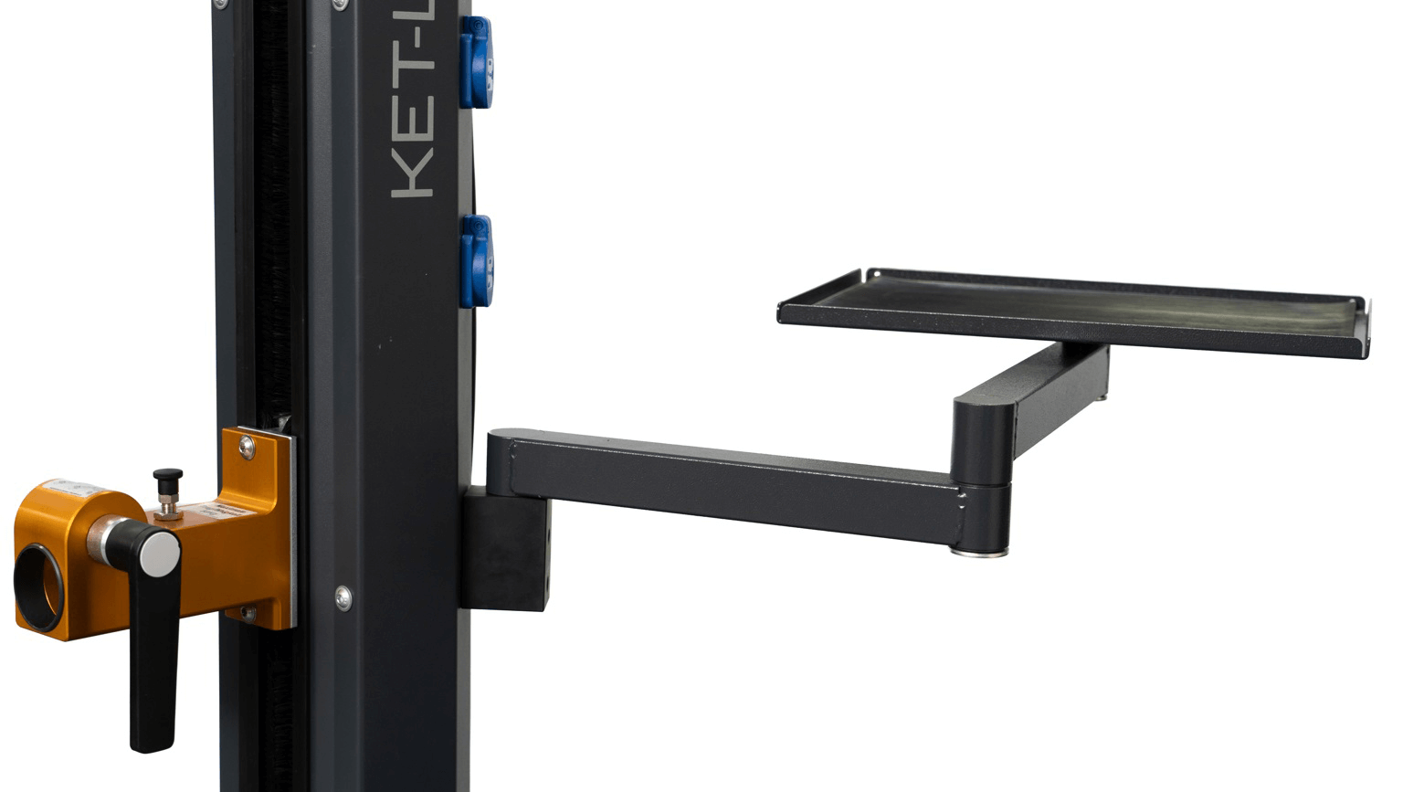 Werkzeugablage mit Schwenkarm Werkzeugablage mit Schwenkarm